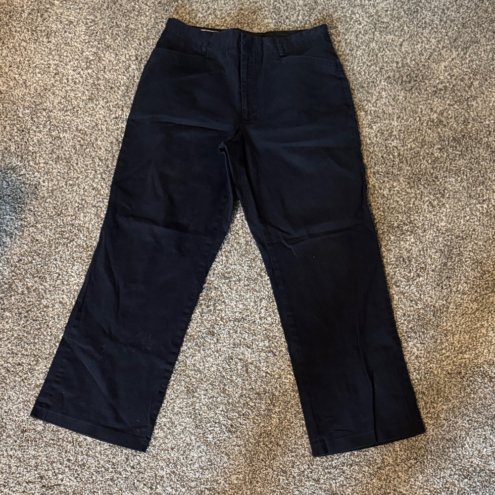 Men's Classic navy Straight-Leg Pants